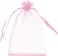 Markq Organza Bags with Drawstrings 12X17 cm Jewelry Pouches Candies Eid Bridal Shower Party Wedding Favor Bags (Light Pink, 100 Pieces)