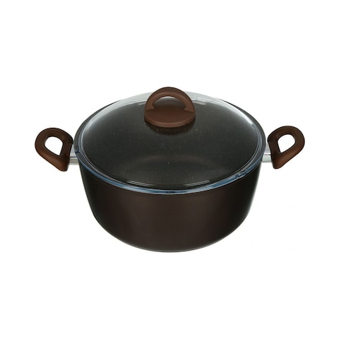 Illa Italy Granite Pot Set - 8 Pieces - Brown