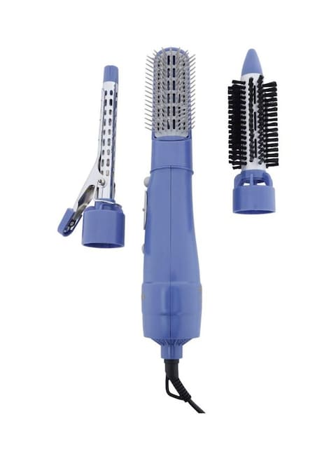 Geepas 8-In-1 Hair Styler Set Blue/White/Black