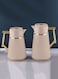 Royal Camel Thermos Set Of 2 Pieces For Coffee And Tea Light Brown/Golden 1 Liter And 0.5 Liter
