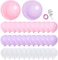 Party Time Pastel Pink Purple White Balloons Garland 126 pcs Latex Balloons Arch Kit for Baby Shower Birthday Wedding Engagement Anniversary Christmas Festival Picnic or any Friends &amp; Family Party Dec