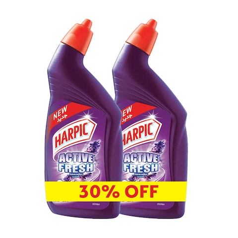 Harpic Toilet Cleaner - Lavender - 700ml x 2 Bottles