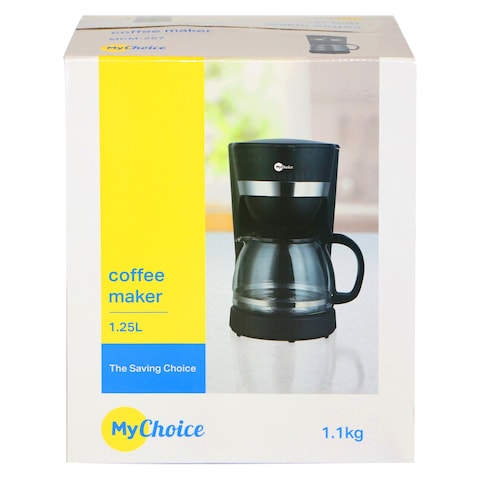 MyChoice Coffee Maker MCM-257 Black 1.25L 600W