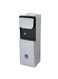 Sonashi 3 Tap Hot &amp; Cold Free Standing Water Dispenser With Refrigerator Cabinet SWD-53 Silver