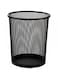 Generic Metal Mesh Bin Round Black