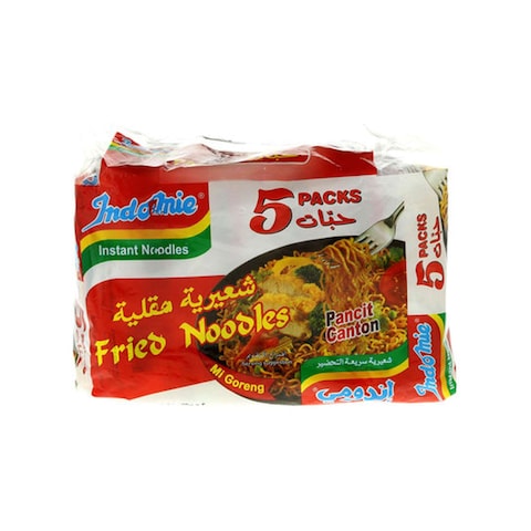 Indomie Pancit Canton Instant Fried Noodles 80g Pack of 5