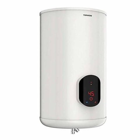 Tornado Electric Digital Water Heater 65 Liter - Off White - EWH-S65CSE-F