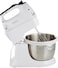 MOULINEX Quick Mix Hand Mixer with 3.5 L itre stand bowl, 300 Watts, Off White,&nbsp; Stainless Steel/Plastic,&nbsp; HM312127