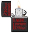Zippo CI400492 218 Wineimproves With Age Black Matte Windproof Lighter