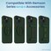 Remson Mag-X Magnetic Hybrid Protective Silicone Case Military Grade Protection For iPhone 14 (Green)