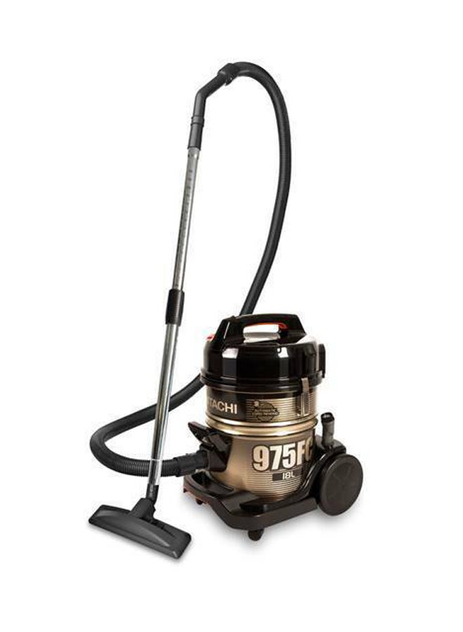 Hitachi Vacuum Cleaner 18L, 2200W, CV-975FC SS220 GB, Gold/Black