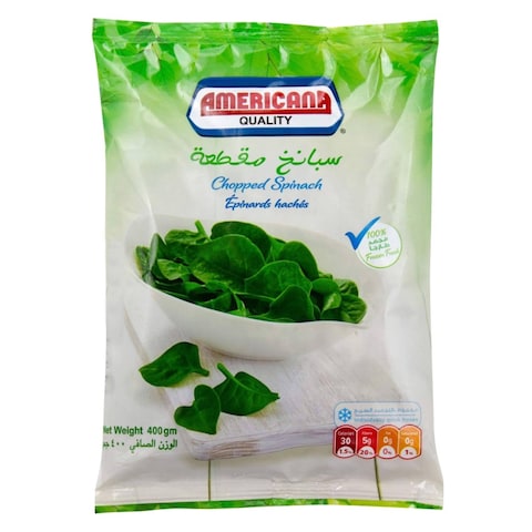 Buy Americana Quality Chopped Spinach 400g in Kuwait