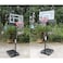Fully Adjustable Freestanding Basketball Backboard Stand And Hoop Set