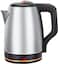 DOMEA&reg; Electric Kettle, 1.8 L Stainless Steel, 360&deg; Cordless Electric Jug With Detachable Power Base, Auto Cut-off Function, 1500 W, Silver, 2 Year Warranty