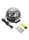 Generic Crystal Magic Ball Stage Light With Mp3 Player Black/Clear 30X25cm
