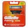 Gillette Fusion5 Power Razor Blades 4 Pieces