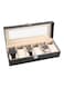 6-Grid PU Leather Watch Storage Box