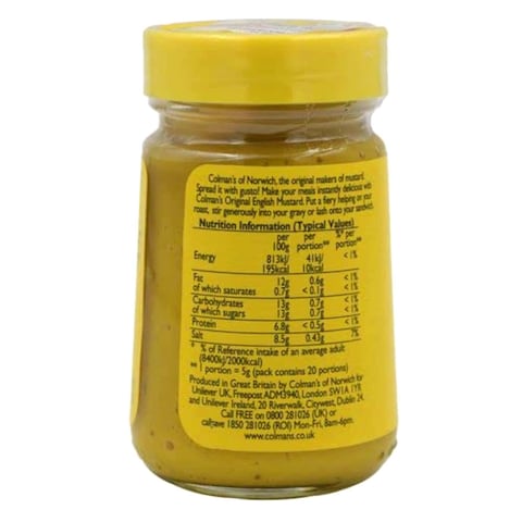 Colman&#39;s English Mustard 170g