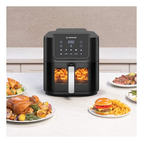 Nutricook Slim Air Fryer NC-AFS200 Black Extra Large 7.6L