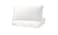 Duvet cover and 2 pillowcases, white240x220/50x80 cm