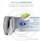 RENPHO Eye Massager with Heat True View Eye Massager for Migraines 5 Modes Rechargeable Heated Temple Massager for Eye Relax - Dark Gray