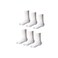 Hanes Socks Crew White 184/6
