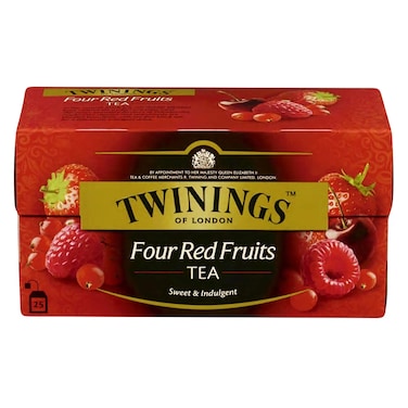 Twinings Of London Four Red Fruits Tea 25 Count
