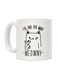 muGGyz We Need The Bees Printed Ceramic Coffee Mug White