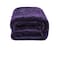 Fabienne Silky Plain Microfiber Bed Blanket Single Size Purple