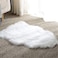 Vital Soft Faux Sheepskin Fur Rug Soft Fluffy Carpets for Bedroom Living Room Home Decor Nursery (White)