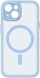 Huntkey iPhone 15 Magsafe Case Clear【Stronger Magnets】【Shockproof Airbag Protection】iPhone 15 Cover Anti-Scratch, Strong Magnetic Cover for iPhone 15 6.1 inch Clear Inclusive lens (Baby Blue)