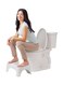 Generic Toilet Stool White 165Centimeter