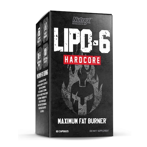 NUTREX LIPO-6 HARDCORE -60 CAPS 