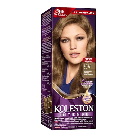 Buy Wella Koleston Intense Hair Color 307/1 Medium Ash Blonde in UAE