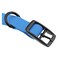 Silicone Dog Collar With Tag Blue Large 1 Piece