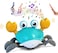 ESSEN Baby Toddler Crawling Crab with Music and LED - Blue