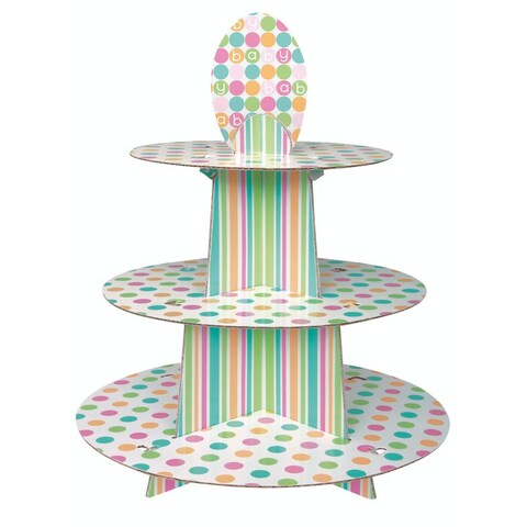 Pastel Baby Shower 1 Cup Cake Stand