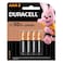 Duracell AAA Alkaline Battery 1.5V Black 8 Battery