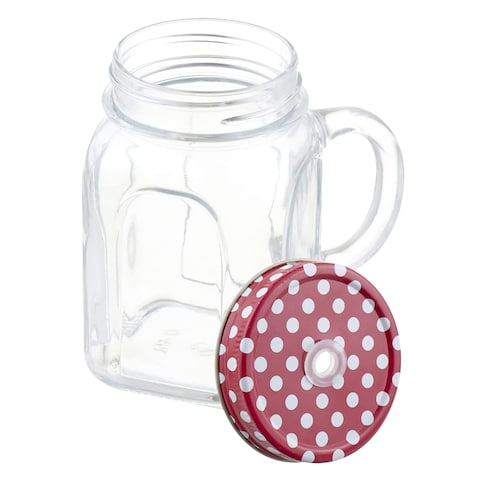 PASABAHCE JUG +LID RED 450CC