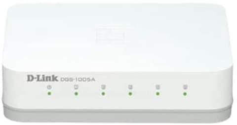 D-Link 5-Port Gigabit Desktop Switch In Plastic Casing - DGS-1005A