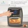 Gratus Air Fryer , The healthy Airfyer which leads you to Oil free ,Low fat cooking. 12L Capacity, Digital Display ,2 Year Warranty, Overheating Protection Function Inbuild , 1800 W
