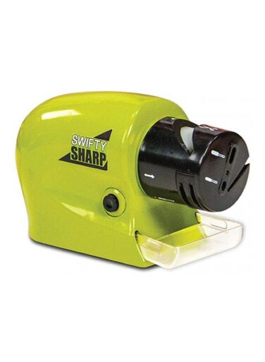 Generic Upgraded Version Swifty Sharp Professional Stone Motorized Knife Knives Sharpener For Home Kitchen Manual Sharpening Tool -Green