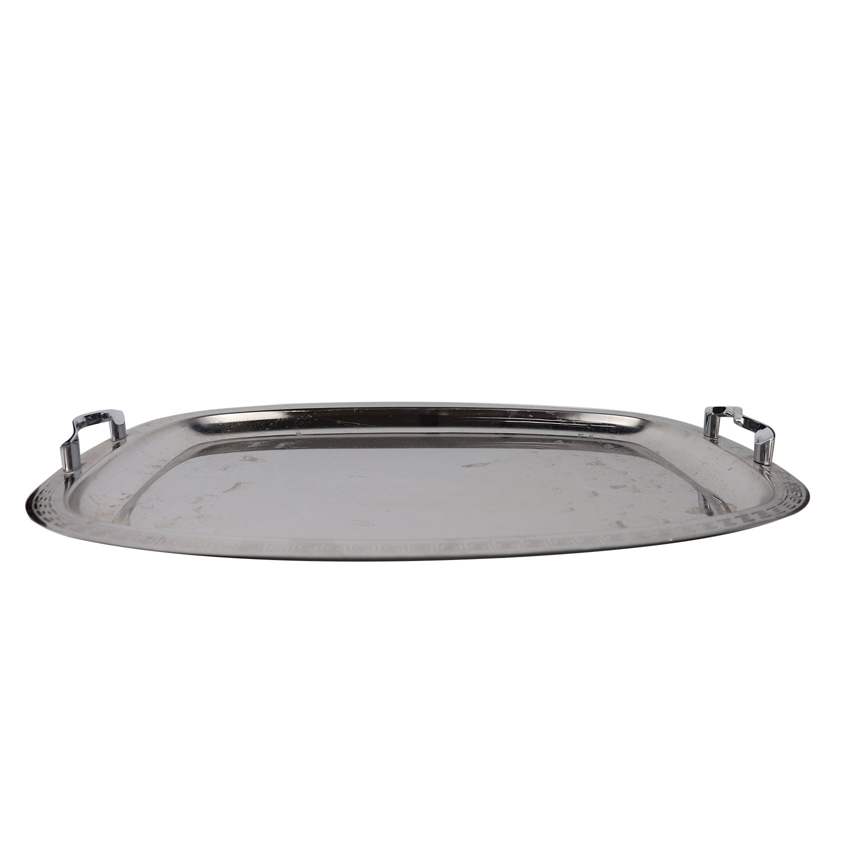 Abu Hamda M34 Large Stainless Steel Tray with Handle