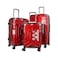 STARGOLD Trolley Luggage Set of 3 PCS TPC Hard Side Spinner Wheels With TSA Lock