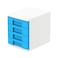 Cosmoplast File Cabinet Blue 34x26.5x32cm