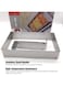 Generic Rectangle Shaped Mousse Cake Cutter -Silver 25 X 5 X 15cm