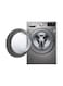 إل جي غسالة تحميل أمامي سعة 15 كجم، لون فضي فولاذي، WF1510XMT (غير شامل التركيب)