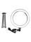 Generic - Table LED Ring Light With Tripod Stand Black/White