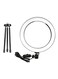 Generic - Table LED Ring Light With Tripod Stand Black/White