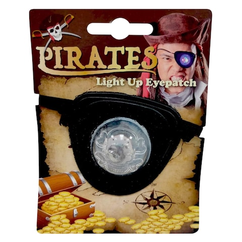 Chamdol Halloween Pirates Light Up Eye Patch 14+ Years